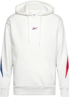 Reebok White Logo Print Hoodie Sweatshirt Long Sleeve RE021003H-A11 Reebok White Logo Print Hoodie Sweatshirt Long Sleeve RE021003H-A11