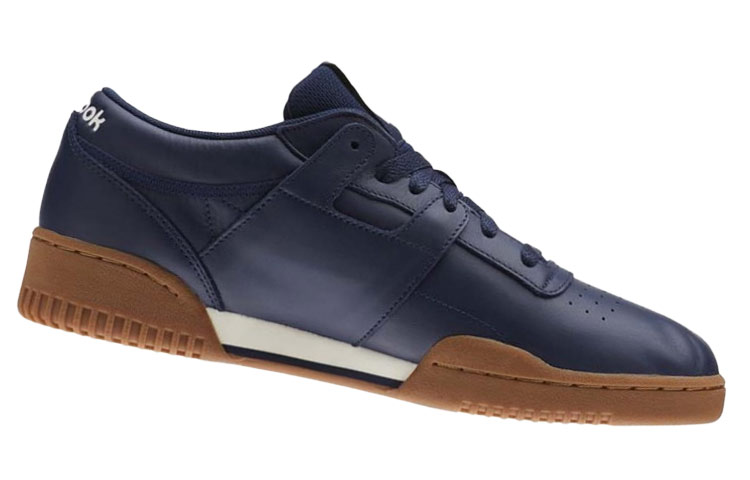 Shop Reebok Workout Clean Low ''Navy'' Sneakers Navy Blauw Lage Schoenen CN3521