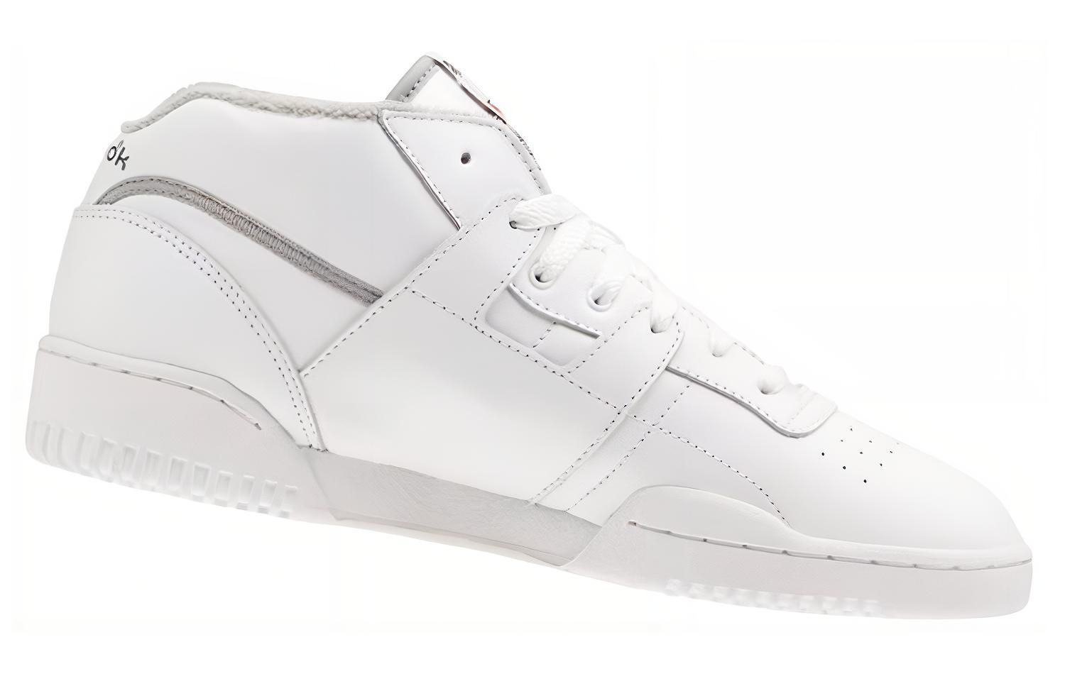 Shop Reebok Workout Clean Mid "Blanc" CN3639