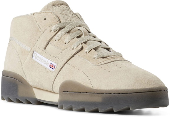 Reebok Workout Clean 中筒 Ripple 米色 運動鞋 Lookbook Reebok Workout Clean 中筒 Ripple 米色 運動鞋