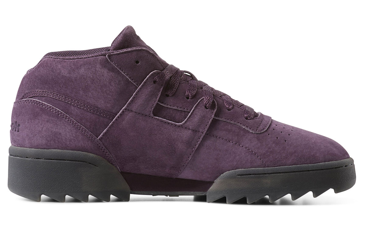 Order リーボック ワークアウト クリーン ミッド リップル パープル DV4107