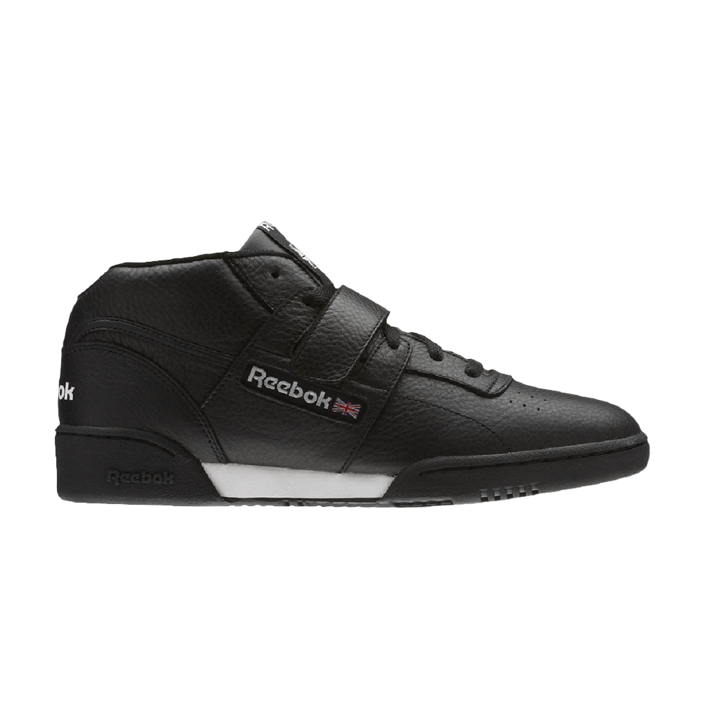Buy Reebok Workout Clean Mid Strap 'Hitam' CN3916