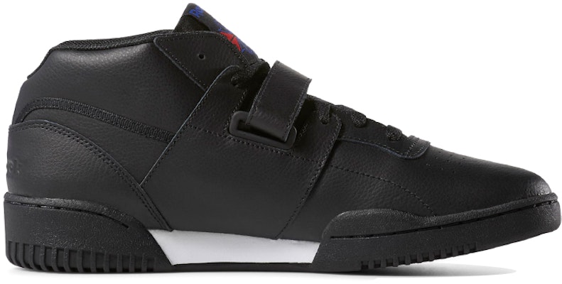 Reebok Workout Clean Mid Strap 'Black Blue' CN7408 Order Reebok Workout Clean Mid Strap 'Black Blue' CN7408