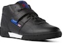 Lookbook Reebok Workout Clean Mid Strap 'Black Blue' CN7408