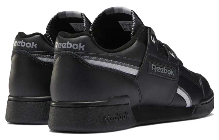 Shop Reebok Workout Plus 休閒板鞋 極夜黑