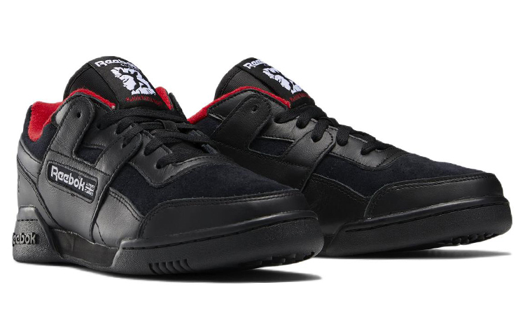 Lookbook Reebok Workout Plus Zapatillas Skate Urbanas 'Negro Rojo' GZ3817