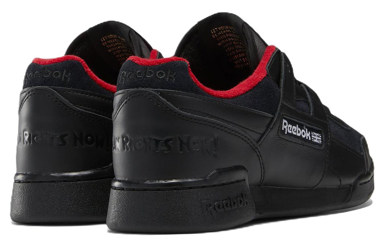 Shop Reebok Workout Plus Zapatillas Skate Urbanas 'Negro Rojo' GZ3817