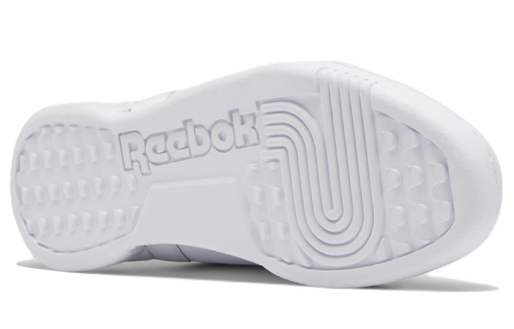 Reebok Workout Plus Casual Skateboarding Shoes Unisex White Blue 'White & Classic Cobalt' 圖 5