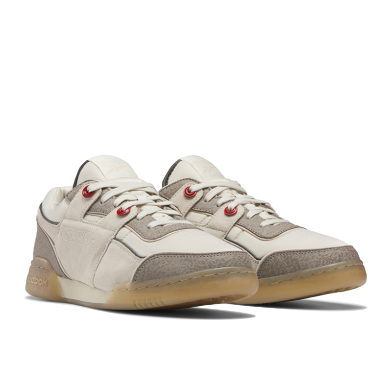 Lookbook Reebok Workout Plus 耐磨防滑 低筒 板鞋 男女皆宜 棕色