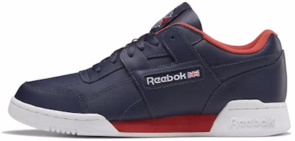 Reebok Workout Plus Navy Blue Skate Shoes 'Red Blue' DV8750