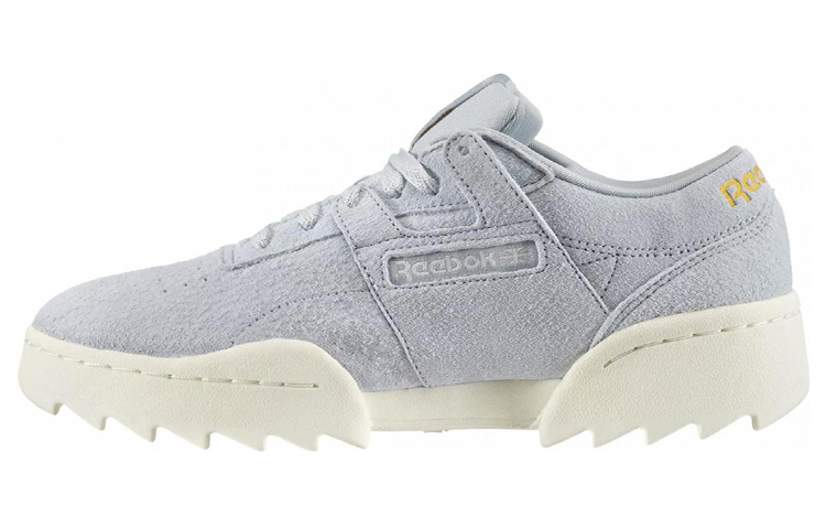 Reebok Workout Ripple OG Low Tops Casual Skateboarding Shoes Unisex Gray DV6308