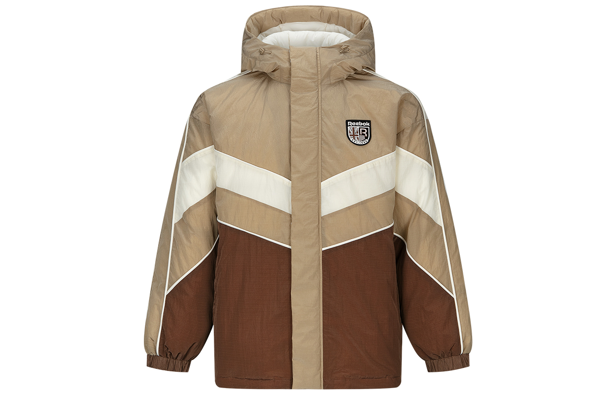 Order Reebok Jaket Santai Woven Hangat Uniseks Kuning Khaki. 24FRC209UGK2