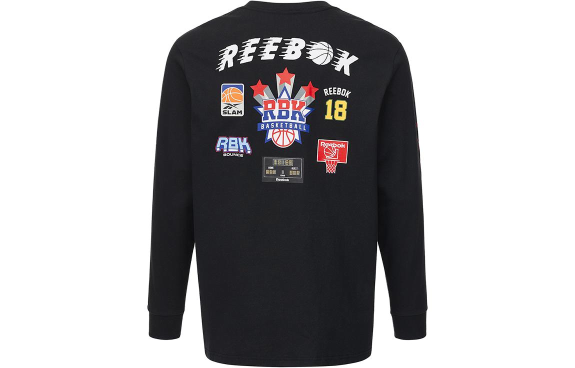 Reebok BEP Black Unisex Graphic Print Long-Sleeve Sweatshirt HI0474
