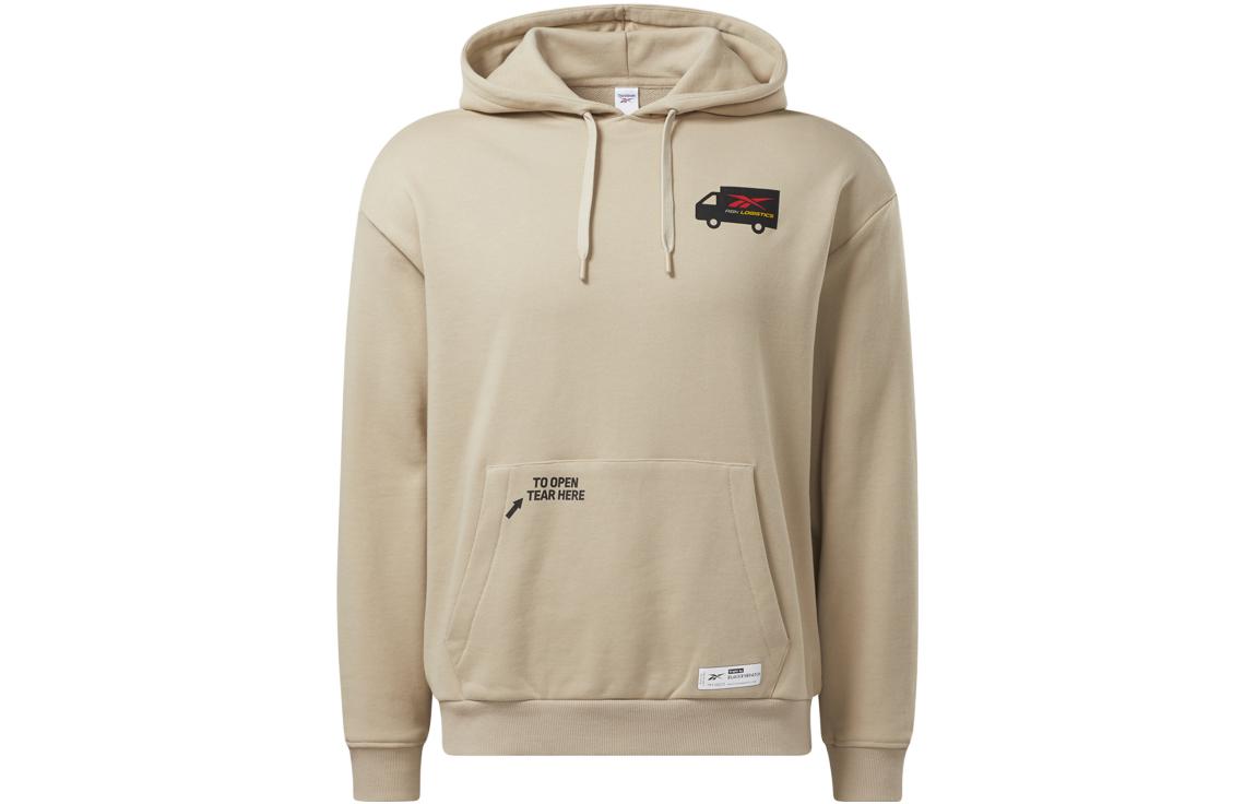 Reebok BEP Collab Letter Print Thick Long Sleeve Hoodie Unisex White HC0051