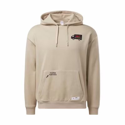 Reebok BEP Collab Letter Print Thick Long Sleeve Hoodie Unisex White HC0051