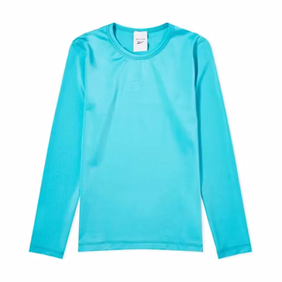 Reebok BOTTER Logo Crewneck Long Sleeve Sweatshirt Unisex Blue RMVB004C99FAB0014300