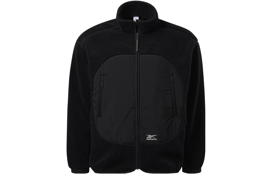 Reebok EIGHTYONE Collab High-Neck Zip-Up Thick Winter Jacket Unisex Black HF5396