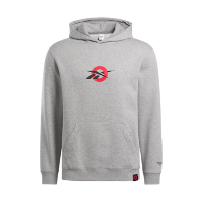 Reebok Global Citizen Logo Print Hoodie Men’s Grey Pullover Sweatshirt 100201668