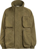 Reebok x Hed Mayner Olive Green Utility Jacket Retro Stylish Multi-Pocket Design RMEA005C99FAB0015500 Reebok x Hed Mayner Olive Green Utility Jacket Retro Stylish Multi-Pocket Design RMEA005C99FAB0015500