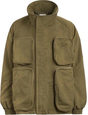 Reebok x Hed Mayner Chaqueta Verde Oliva Retro Estilo Multi-Bolsillos. RMEA005C99FAB0015500 Order Reebok x Hed Mayner Chaqueta Verde Oliva Retro Estilo Multi-Bolsillos. RMEA005C99FAB0015500