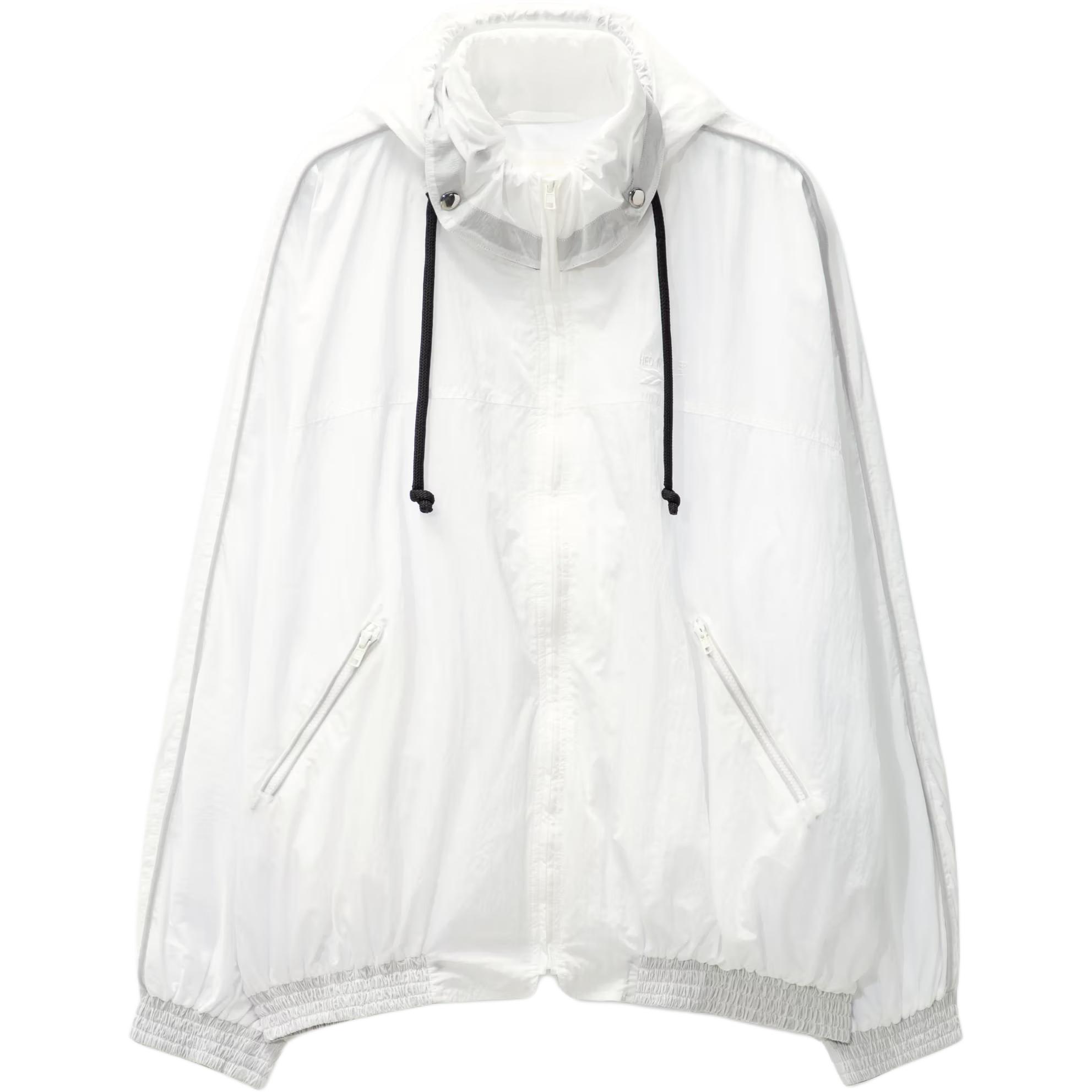 Reebok x Hed Mayner White Zip-Up Hoodie Jacket Collaboration RMBE001C99FAB0010100