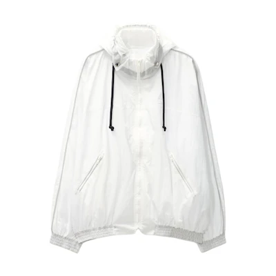 Reebok Hed Mayner White Zip-Up Hoodie Jacket Collaboration RMBE001C99FAB0010100