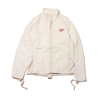 Reebok KANGHYUK SS24 Logo Print White Unisex Casual Jacket R04722EM00018