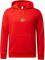 Reebok x KUNG FU PANDA Red Letter Print Hoodie Mens Pullover Casual Wear H18402 Reebok x KUNG FU PANDA Red Letter Print Hoodie Mens Pullover Casual Wear H18402