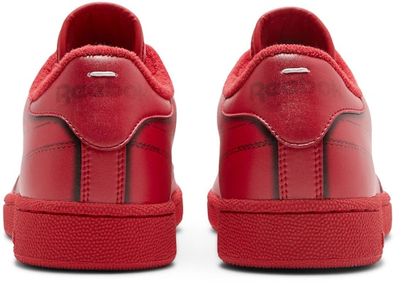 锐步 x Maison Margiela Club C '矢量红' S57WS0405-P4101-T4032 Details for 锐步 x Maison Margiela Club C '矢量红' S57WS0405-P4101-T4032