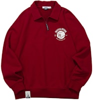 Reebok x Nautica Collab Half-Zip Pullover Sweatshirt Unisex Deep Red. 24FRL303UGR2 Reebok x Nautica Collab Half-Zip Pullover Sweatshirt Unisex Deep Red. 24FRL303UGR2