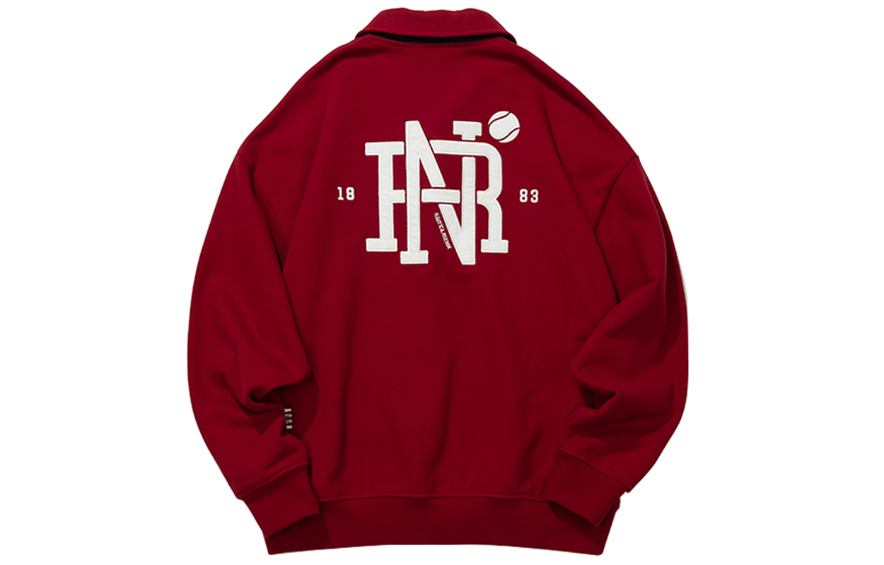 Lookbook Reebok x Nautica Sudadera Unisex Media Cremallera Rojo Intenso. 24FRL303UGR2