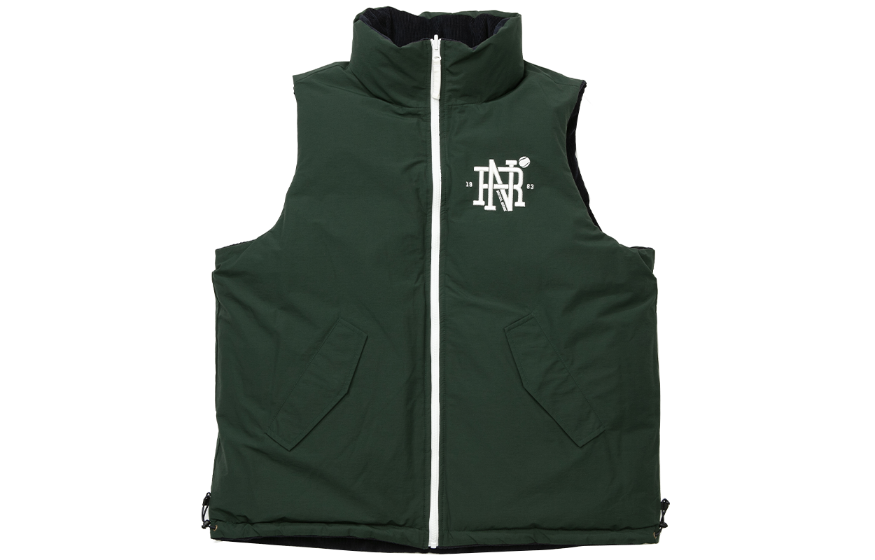 Reebok x NAUTICA Reversible Down Vest Unisex Warm & Comfortable Navy Blue. 24FRL203UGN2