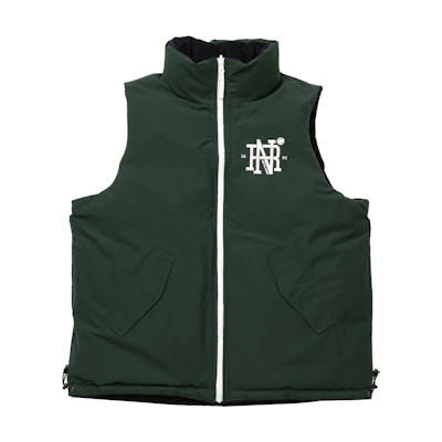 Reebok NAUTICA Reversible Down Vest Unisex Warm & Comfortable Navy Blue. 24FRL203UGN2