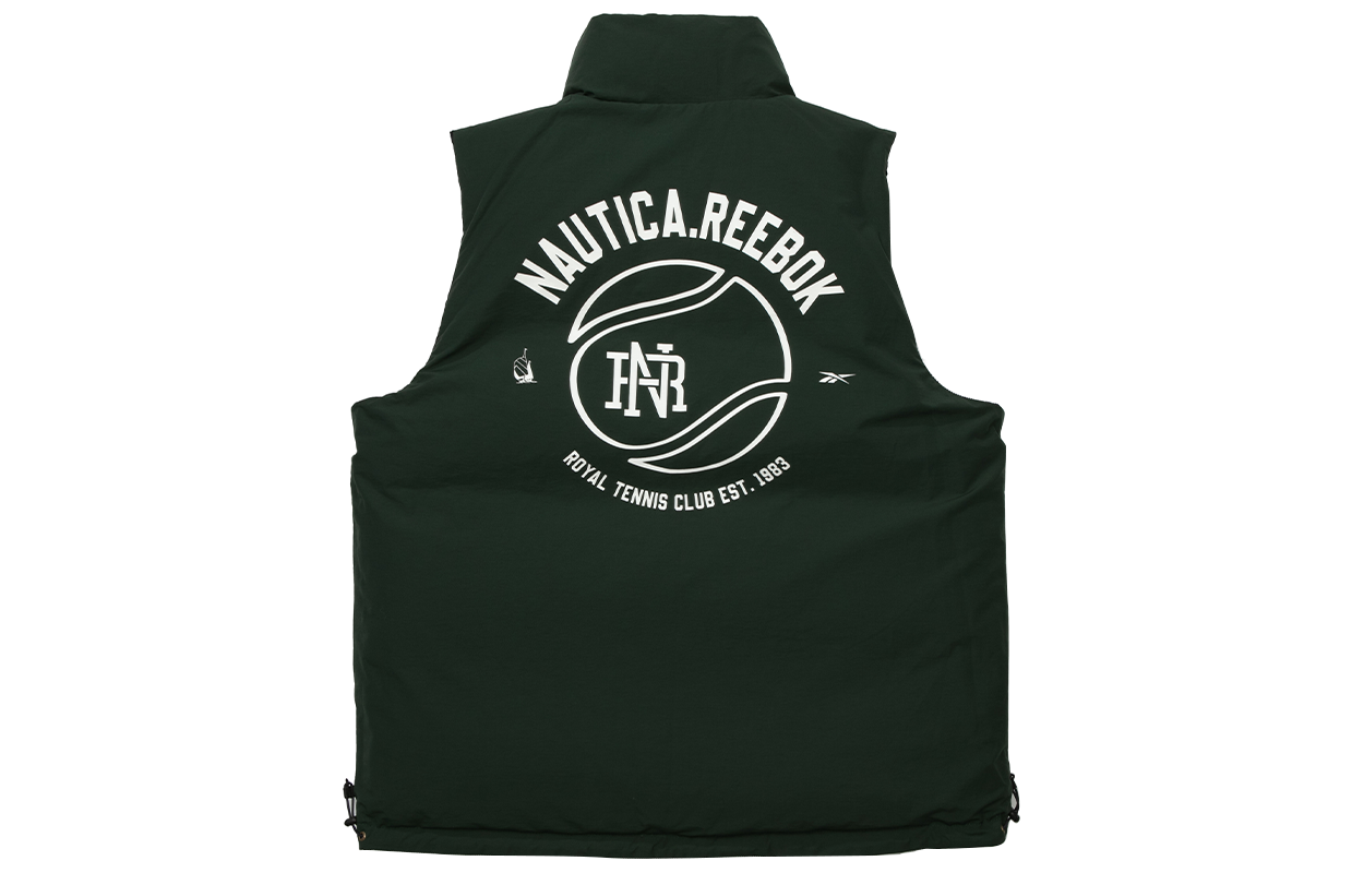 Lookbook 锐步 x 诺帝卡 男女同款可翻转羽绒背心 保暖舒适 深蓝色 24FRL203UGN2