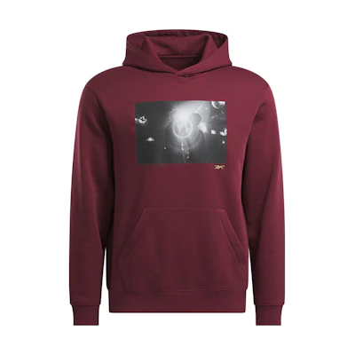 Reebok Rich Tu HRN Hip Hop Photo Hoodie Red Pullover for Men 100073021