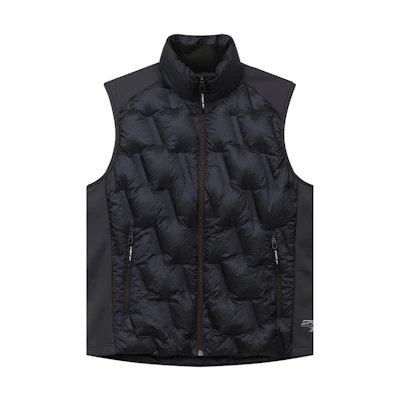 Reebok SPYDER Black Sleeveless Zip-Up Vest. 24FRL205MGH0