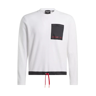 Reebok SPYDER Lounge Crewneck Sweatshirt White - Unisex Long Sleeve Pullover 100206289