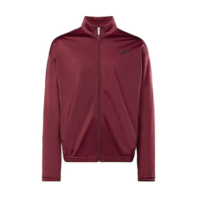 Reebok VECTOR Identity Knit Track Jacket Retro Unisex Zip-Up in Classic Brown 100071052