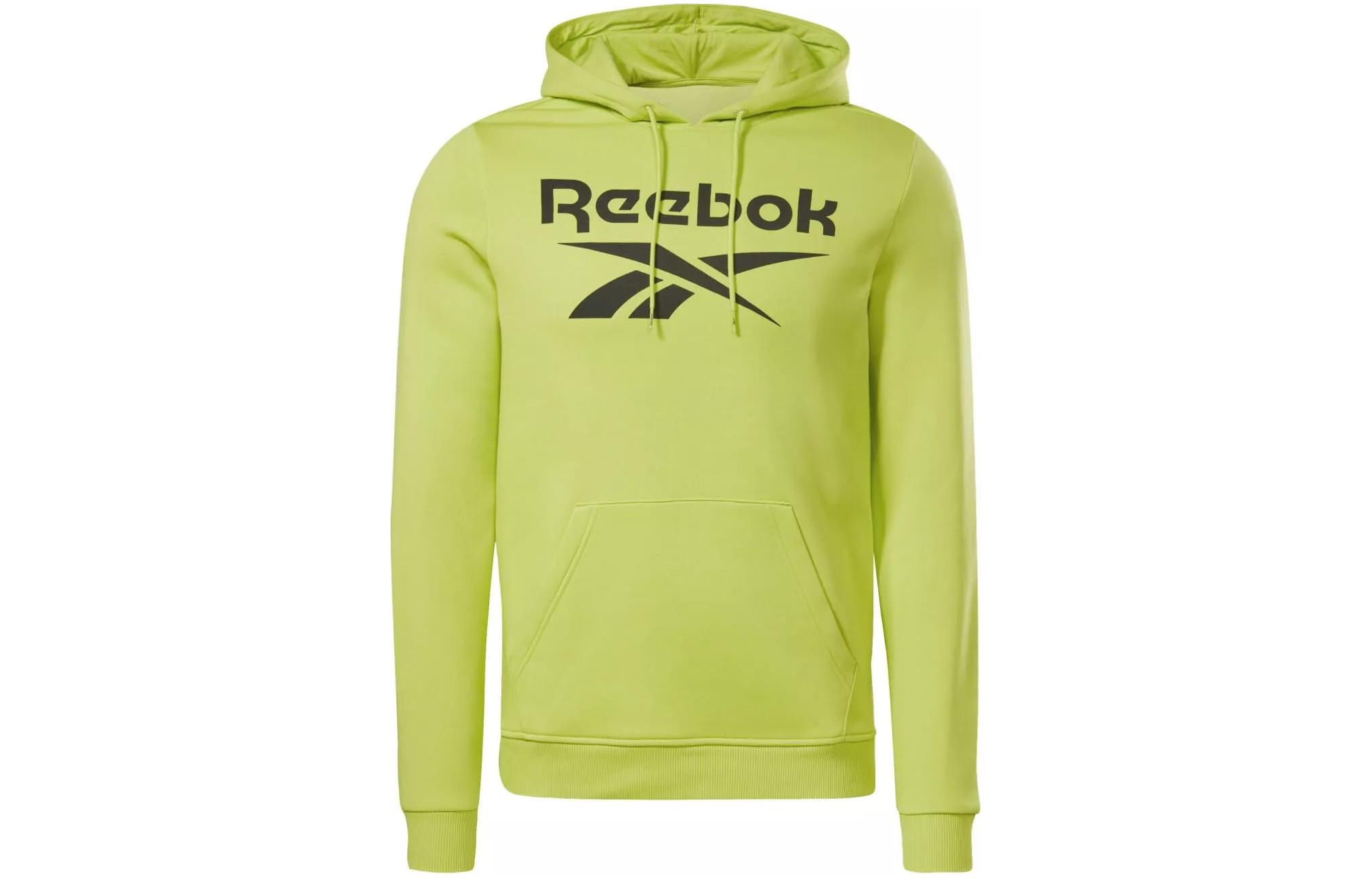 Reebok Yellow Hoodie with Letter Logo Print H54800