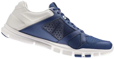 Shop Reebok Yourflex Train 10 輕便防滑 低筒休閒跑步鞋 藍白