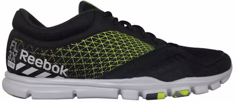 Order Reebok Yourflex Train 7.0 透氣輕便防滑 低幫跑步鞋 黑黃