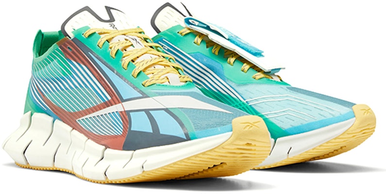 Reebok Zig 3D Storm 'Putih Hijau' FZ5560 Lookbook Reebok Zig 3D Storm 'Putih Hijau' FZ5560