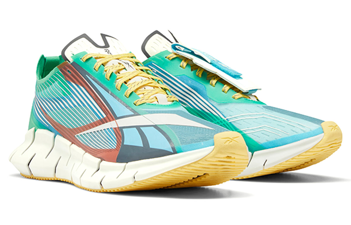 Lookbook Reebok Zig 3D Storm ''Weiß Grün'' FZ5560