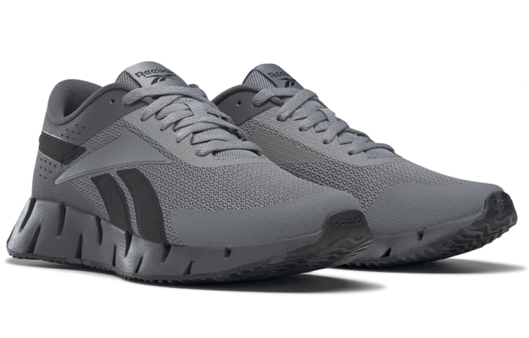 Lookbook Reebok Zig Dynamica 2 Bantalan Abu 'Hitam Abu' Tahan Aus H00921