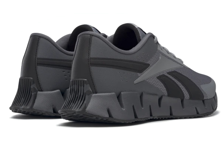 Shop Reebok Zig Dynamica 2 Bantalan Abu 'Hitam Abu' Tahan Aus H00921