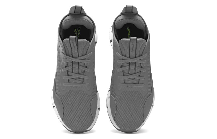 Shop Reebok Zig Dynamica 跑步鞋 灰色