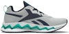 Reebok Zig Elusion 'Navy Court Green' Lelaki Wanita Kasut FV3839