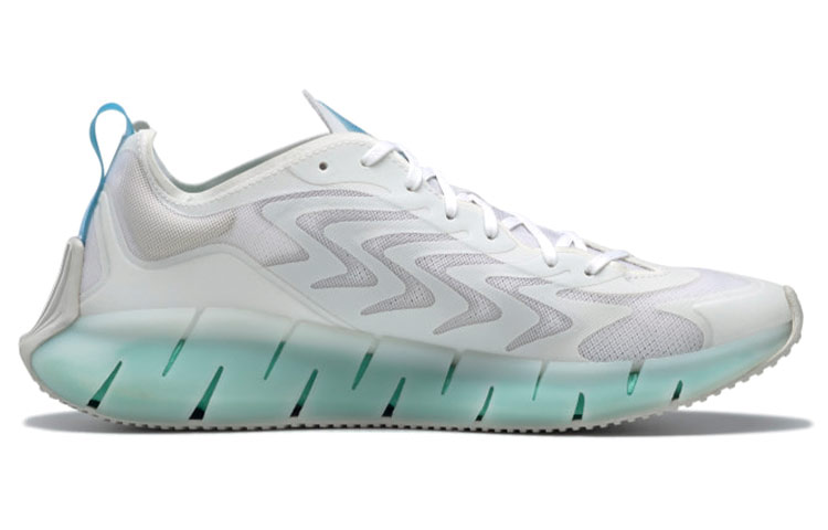 Reebok Zig Kinetica 21 Running Shoes White/Blue 圖 2