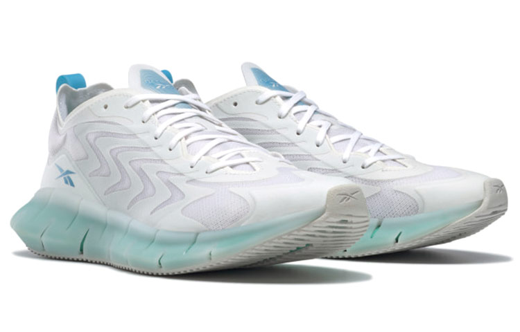 Reebok Zig Kinetica 21 Running Shoes White/Blue 圖 3