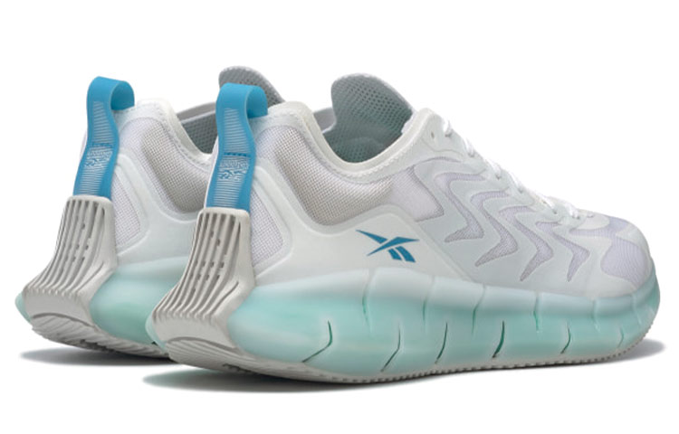 Reebok Zig Kinetica 21 Running Shoes White/Blue 圖 4